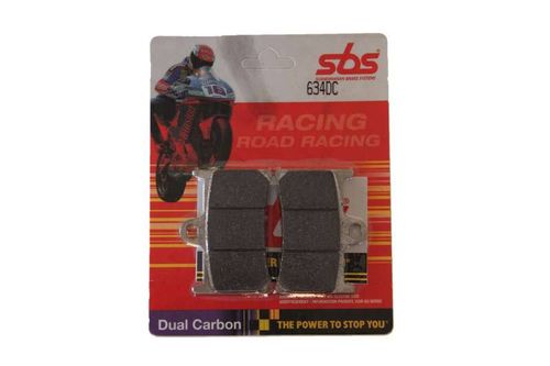 SBS 634 DC Dual Carbon Racing brake pads front R1 R6