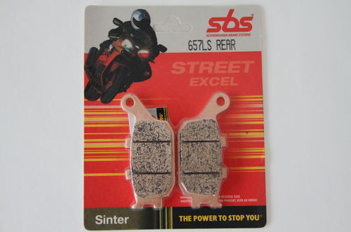 SBS 657 LS Sinter brake pads rear