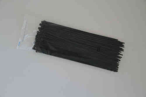 Cable tie 100 pieces, 200 x 2,5 mm, black