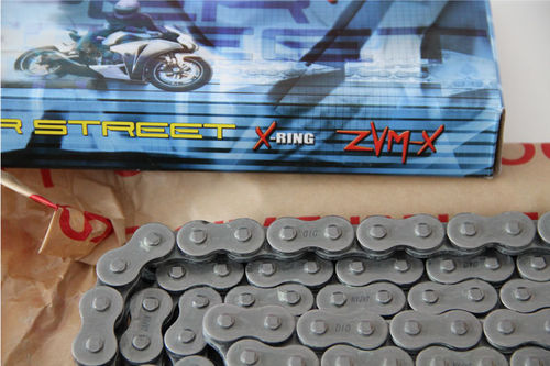 DID 520 ZVMX (S&S) rivet lock X-ring racetrack-chain